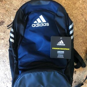 Adidas Backpack NWT- fits sports ball